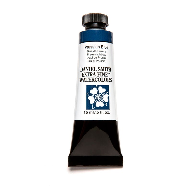 Daniel Smith Extra Fine Watercolor 15ml Paint Tube, Prussian Blue, 0.5 Fl Oz (Pack of 1) - Image 1